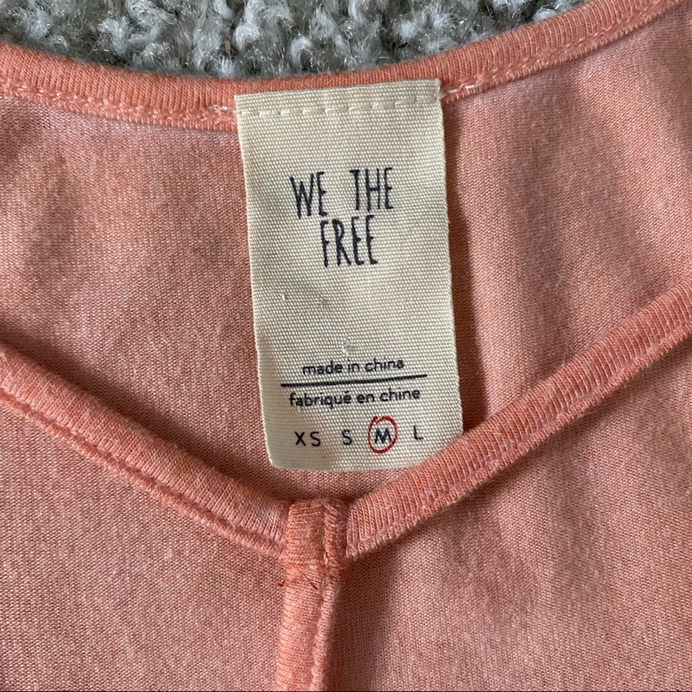 FREE PEOPLE Amelia Pink Racerback Tank Top - Picture 7 of 10